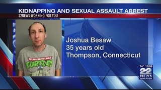 Connecticut man charged with kidnapping and sexual assault of Massachusetts 12-year-old girl