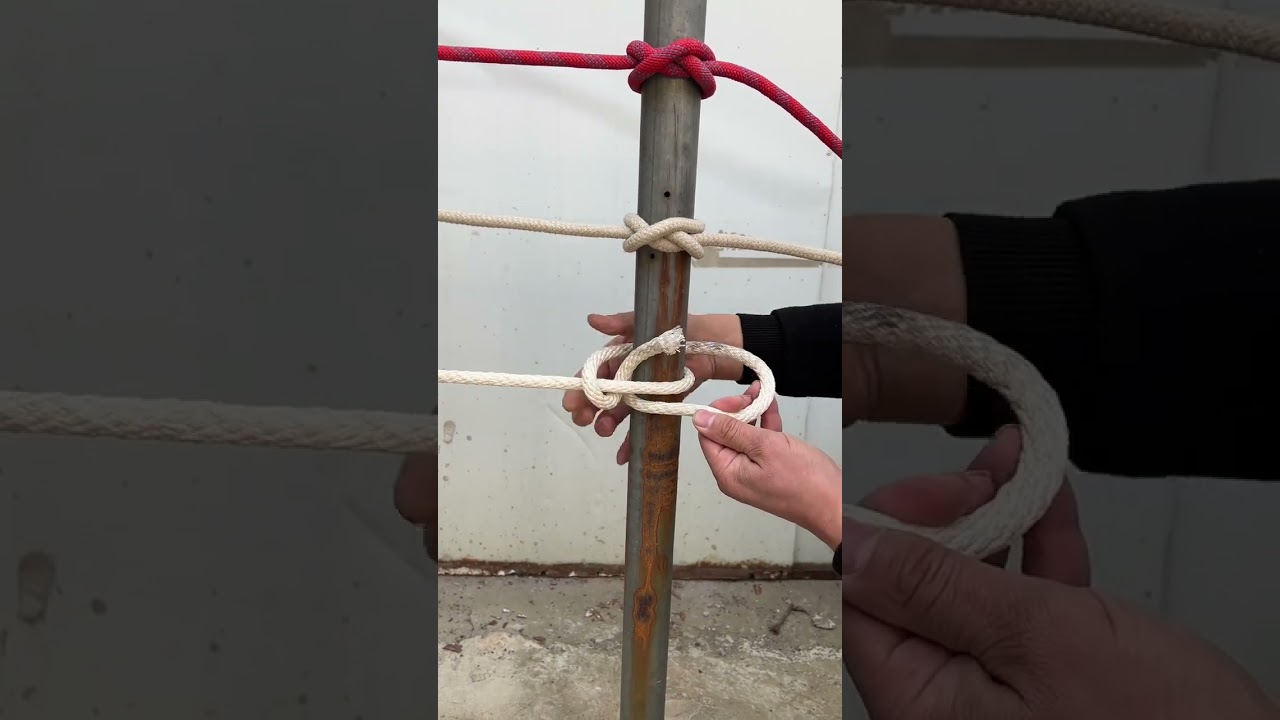 Practical knotting skills Content inspired search Rope knotting skills Craftsmen on Douyin A goo