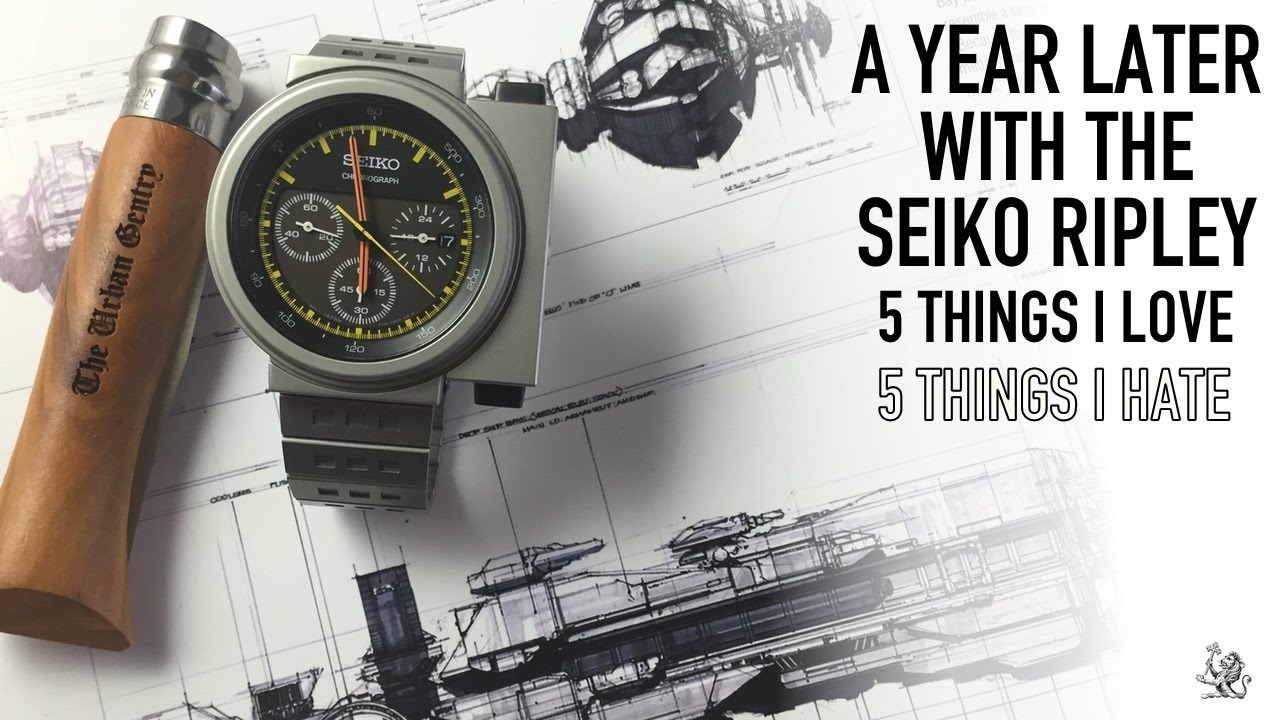 The Seiko Ripley - A Childhood Dream Watch After A Year - 5 Things I Love &  Hate About The SCED035 - YouTube