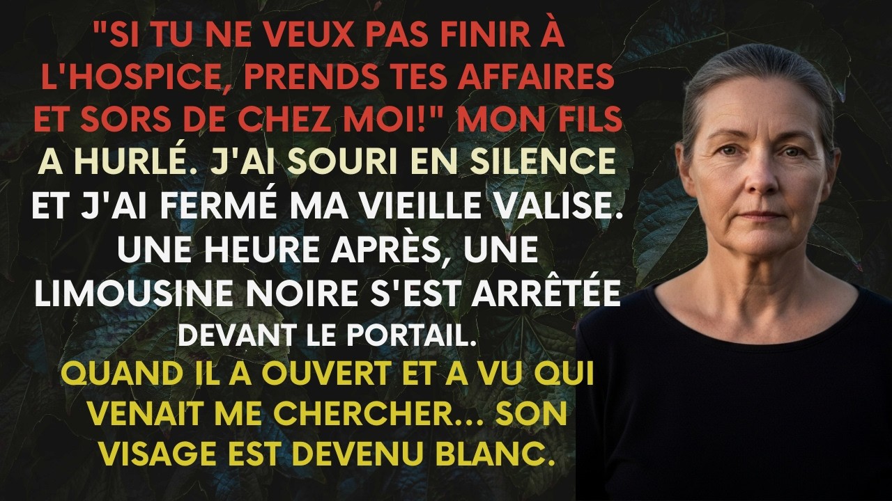 Il hurlait, je faisais mes valises en silence  Une heure après, il ne riait plus