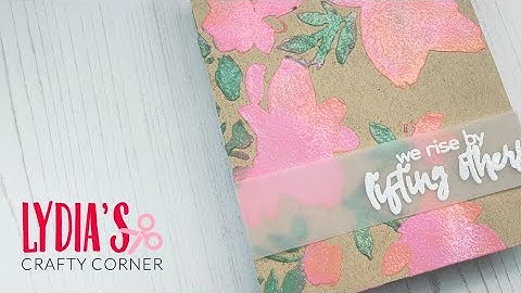 Multi-Colored Embossing Paste- Lydia