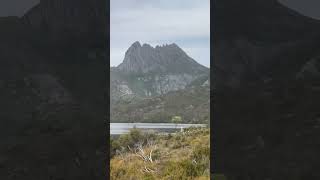 the most popular place in tasmainia called #cradle#mountain#