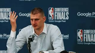 Nikola Jokic postgame; Nuggets beat the Lakers in Game 2