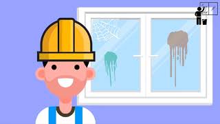 Window Cleaning Service 2D Animated Promo Video