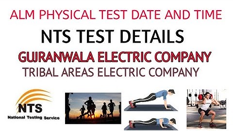 Gesco ALM Physical Test All details Date and Time | Gesco.Tasco.اے ایل ایم فزیکل ٹیسٹ کی معلومات