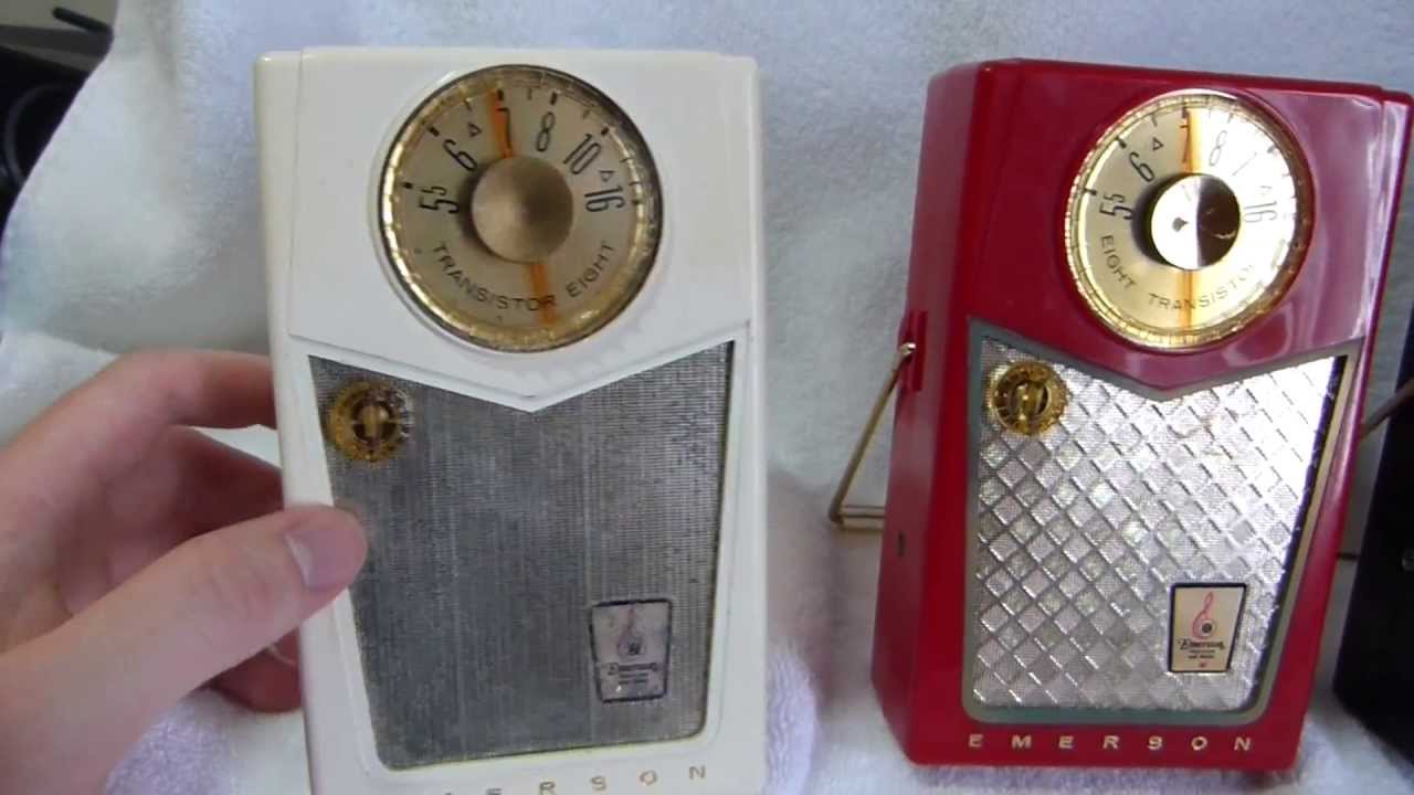 1958 Emerson 888 Pioneer Transistor Radio (made in the United States