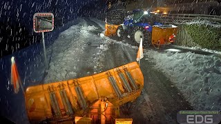 ❄️Snow removal with @mr.snowplow3855 in the Alps #asmr #winter