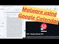 Using Google Calendar as C2 - APT41 Hackers from China