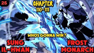 FROST MONARCH VS SUNG IL-HWAN😲 SOLO LEVELING Season 3 Episode 1 Part 2 Chapter 110-111