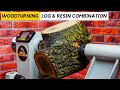 Woodturning - Log & Resin Combination