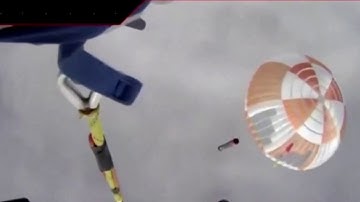 History: Helicopter catches rocket but then drops it