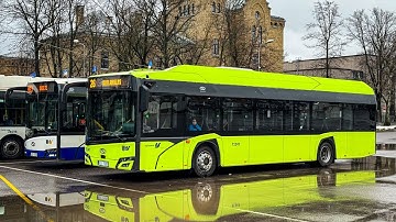 New Electric Buses in Riga, Latvia 🇱🇻 | 2024