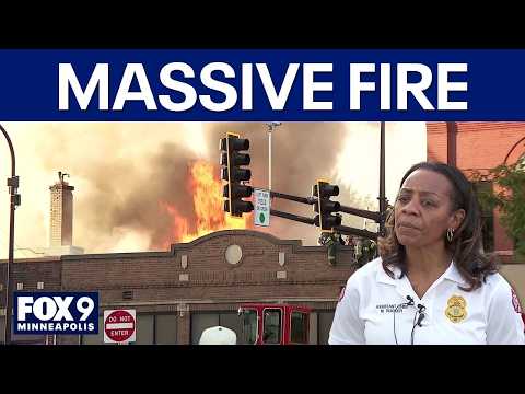 Minneapolis fire: 2 firefighters hurt battling three-alarm blaze