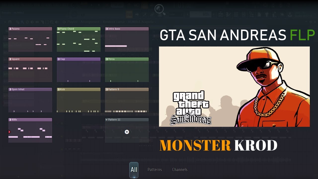 GTA San Andreas Theme FLP Remake FL Studio [FREE FLP DOWNLOAD]