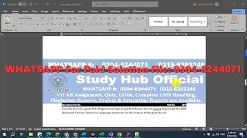 CS302 Assignment 2 100% Correct Solution 2024, CS302 Assignment 2 solution 2024, CS302 Assignment 2