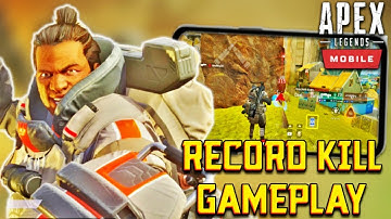Apex Legends Mobile Record Kills With Gibraltar | Apex Legends Mobile Gameplay