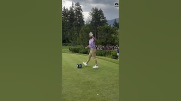 Fan reacts to Travis Kelce’s golf shot: ‘You still got Taylor’ #traviskelce #taylorswift #shorts