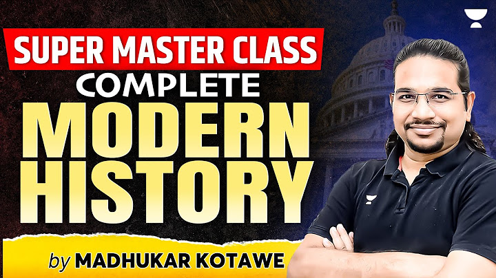 [Marathon] Complete Modern History in One Shot | History for UPSC 2025 | Madhukar Kotawe thumbnail
