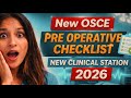 Pre-Op OSCE | This Mistake Can FAIL You# New Station (2026)