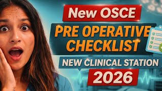 Pre-Op OSCE | This Mistake Can FAIL You# New Station (2026)