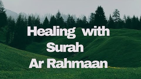 10 Hours Surah Rahman Black Screen | Surah Ar Rahman | سورة الرحمن