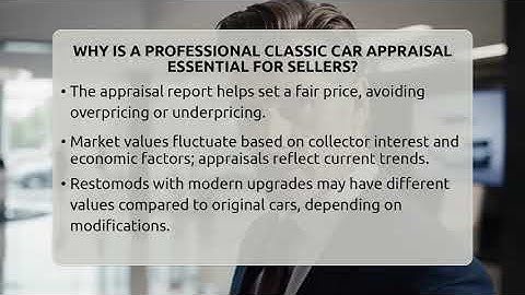 Why Is A Professional Classic Car Appraisal Essential For Sellers? - Car Collector Enthusiasts