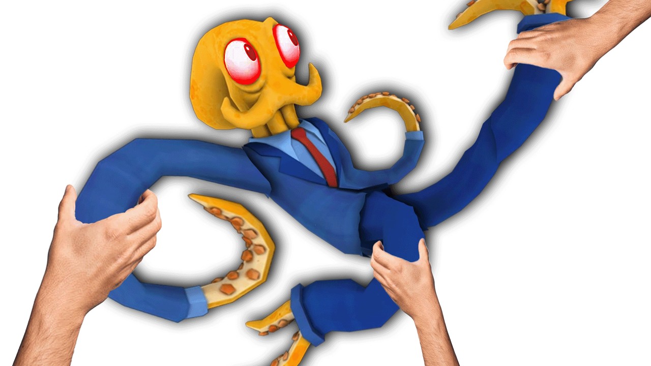3 People Control Octodad Simultaneously