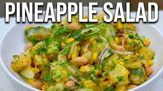 IF YOU HAVE PINEAPPLE, MAKE THIS QUICK HEALTHY SALAD RECIPE