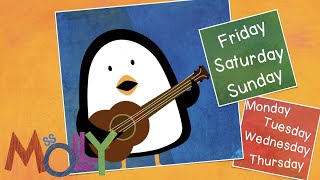 Days of the Week Song | Sing with Penguin! | Miss Molly Sing Along Songs