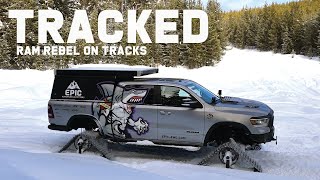 RAM Rebel GT Truck on Snow Tracks - It Eats Snow for Breakfast by Epic Adventure Outfitters 4,886 views 3 months ago 9 minutes, 5 seconds