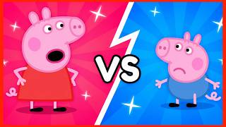 Peppa vs George! 🐷💥 Funny Cartoons for Kids | Peppa Pig Full Episodes