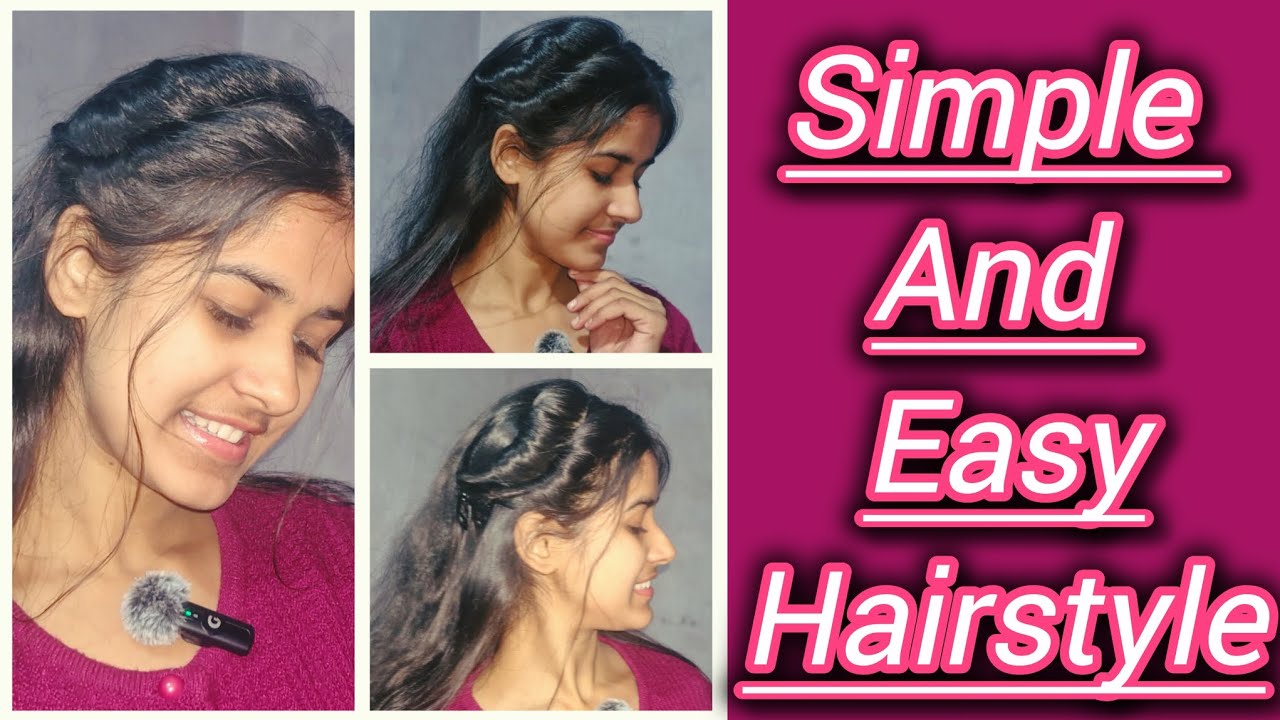 Simple and easy hairstyle | very simple hairstyle..