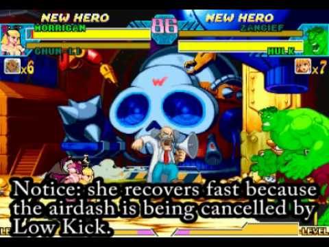 Marvel Vs Capcom - Morrigan Infinite Combo Tutorial