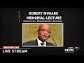 Jacob Zuma delivers the Robert Mugabe memorial lecture