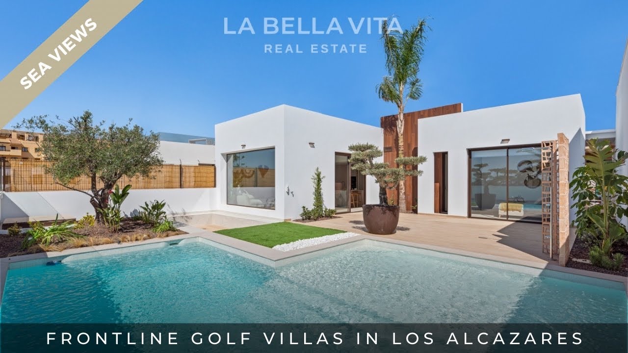 ➡️ Murcia's Hottest New Build Frontline Golf Villas for Sale Now! 🔥 La Serena Golf, LOS ALCAZARES 🌊