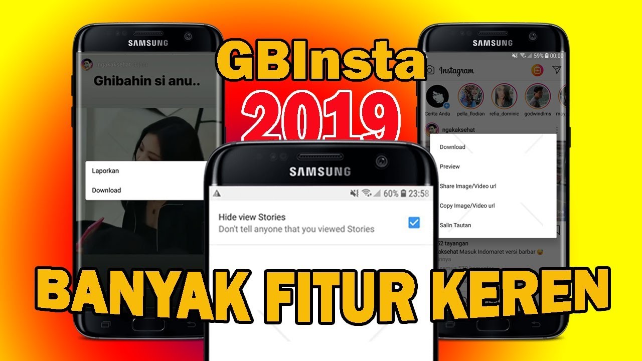GBInsta Terbaru 2019,  Instagram Pro Dengan Fitur Keren dan Lengkap