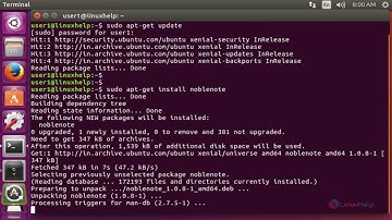 How to install nobleNote in Ubuntu