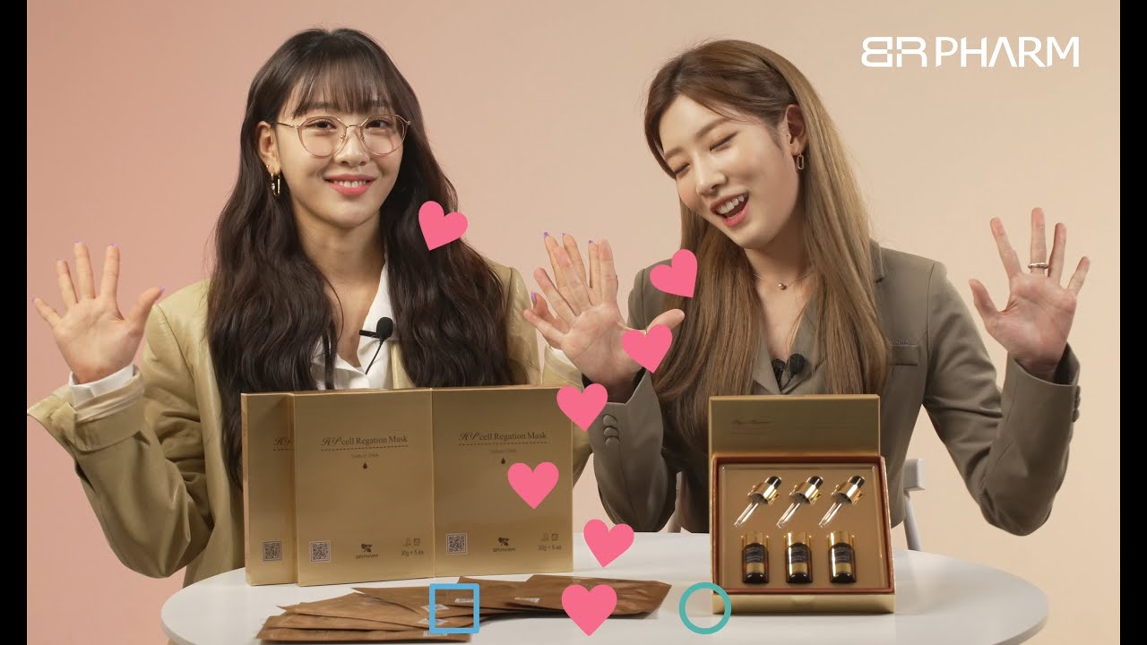 이달의 소녀 LOONA 김립(kim lip),이브(yves) - 비알팜 BRPHARM 제품 소개 영상 - HP Cell Regation Mask/Rejuvita C essence