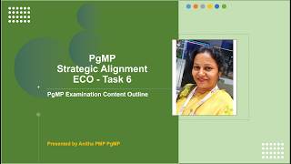 PgMP Strategic Alignment ECO Task 6