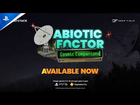 Abiotic Factor - Cosmic Companions Update Trailer | PS5 Games