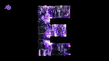 36 Days Of Type - Day 5: Creating Displacement With Image Textures in Blender Tutorial