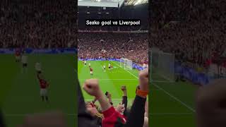 Sesko goal vs Liverpool | Manchester United vs Liverpool Highlights 2026 | Premier League #shorts