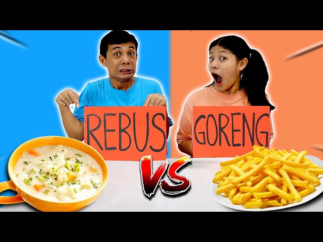 TANTANGAN MAKAN REBUS VS GORENG ! BAKSO DAN MIE INSTAN ENAK MANA ? Challenge Lucu | CnX Adventurers class=