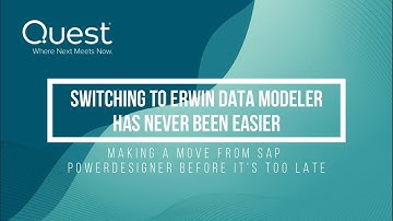 Migrate SAP PowerDesigner models easily to erwin Data Modeler