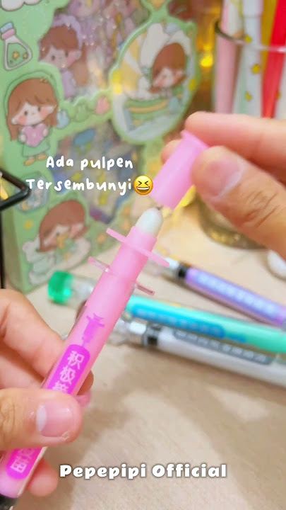 Bisa bermain sambil belajar😍#pulpen #pulpenlucu #pulpenmurah #pulpenunik #pulpensuntikan