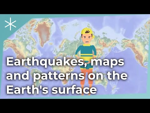 Earthquakes, maps and patterns on the Earth's surface