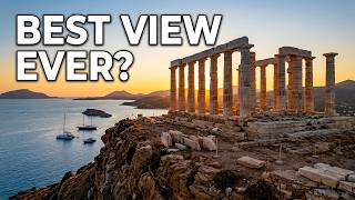 Is This the Best View in Greece Temple of Poseidon at Cape Sounion 4K