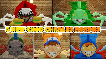 Choo Choo Charles. Roblox. All new Charles morphs unlocked! Update 44