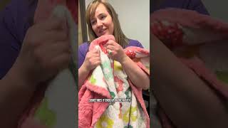How to Use Minky Fabric for Quilt Binding #handiquilteraustralia #quiltingmachine