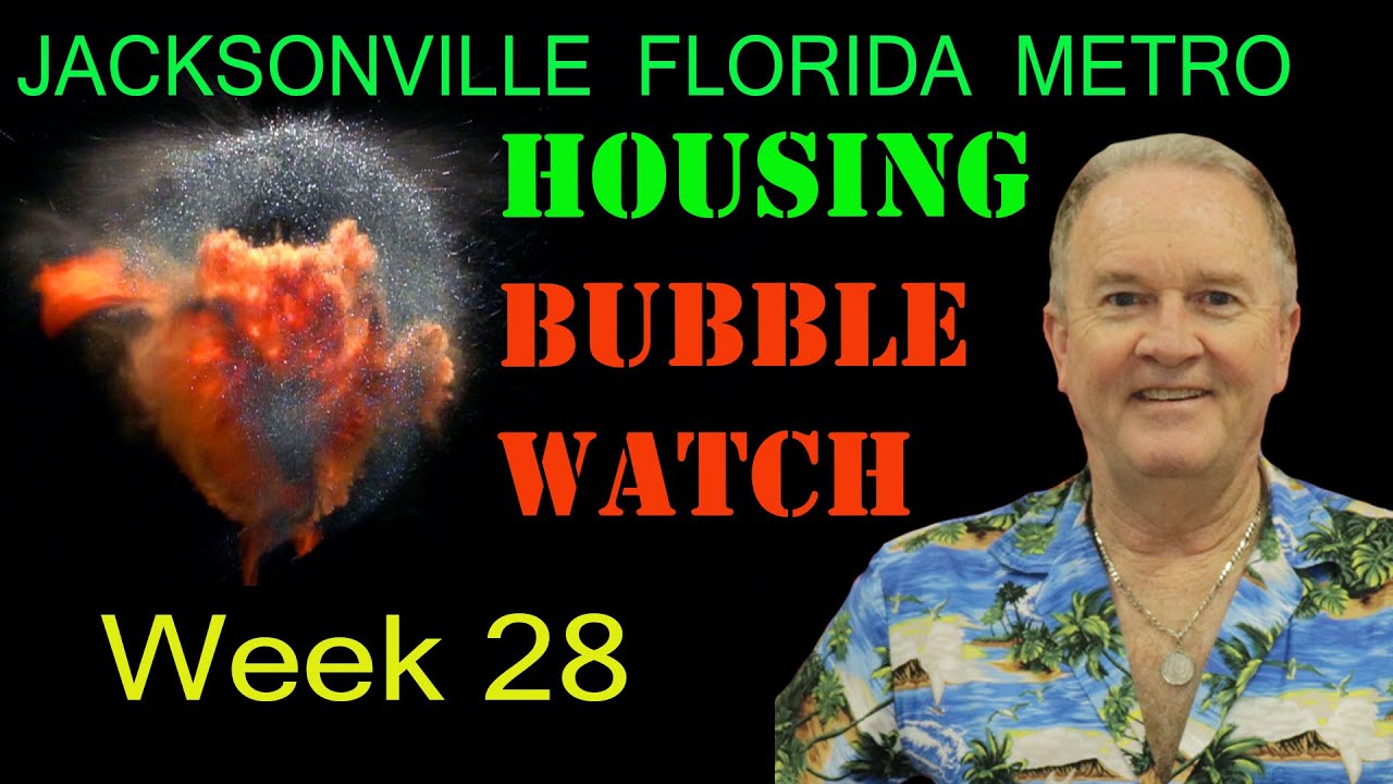 Jacksonville Florida Metro Area Housing Bubble Watch [Week 28] YouTube
